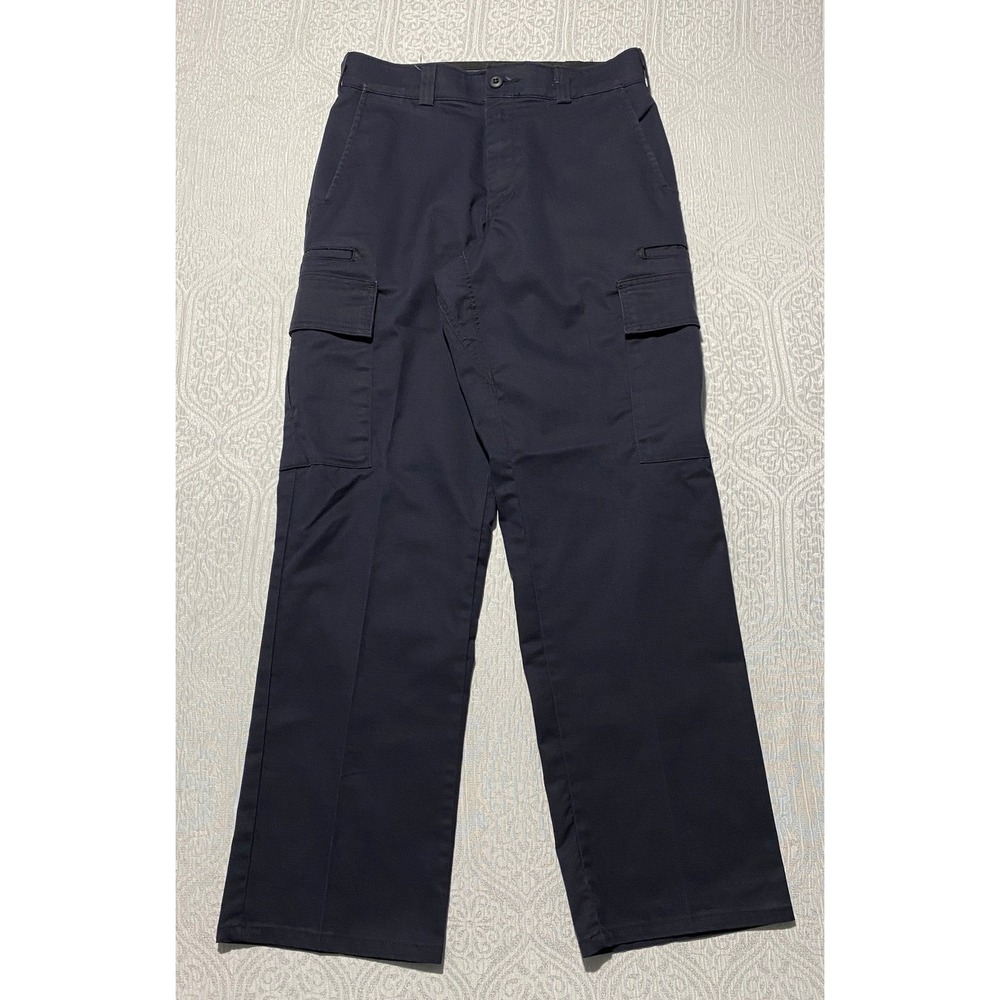 Image Authority TA2400 Mens Dark Navy Blue Cargo Tactical Work Pants 32 USA Made